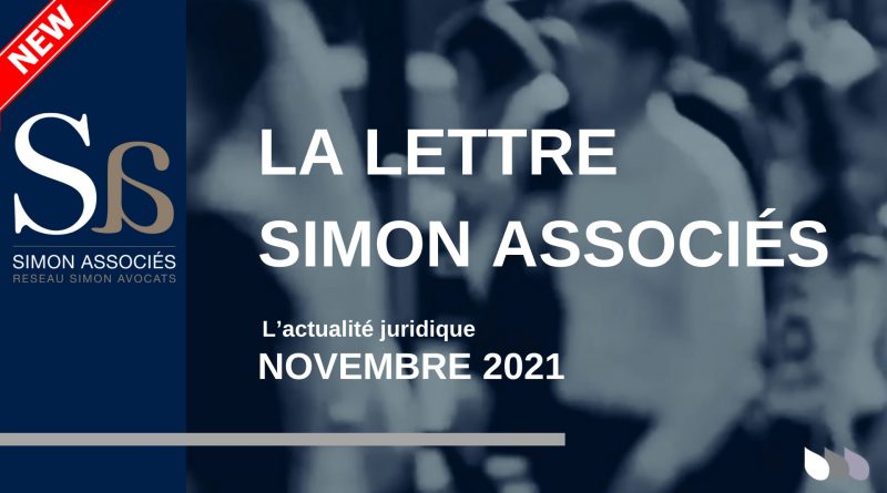 Illustration de la Lettre du Cabinet Simon Associés Novembre 2021