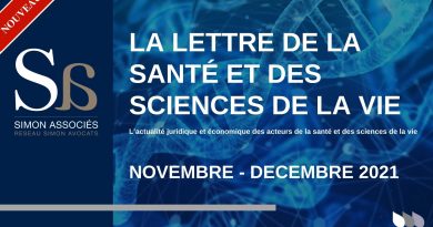 Lettre de la Santé et des Sciences de la Vie – Novembre / Décembre 2021