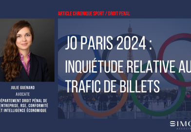 JO Paris 2024 : inquiétude relative au trafic de billets
